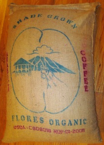 FLORES ORGANIC BAJAWA green coffee beans, 133 pound bag